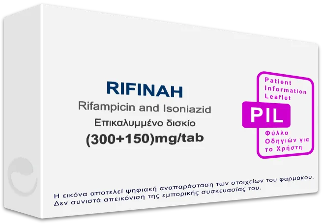 RIFINAH (300+150)mg/tab, Επικαλυμμένο δισκίο - Τιμή, Φύλλο Οδηγιών ...