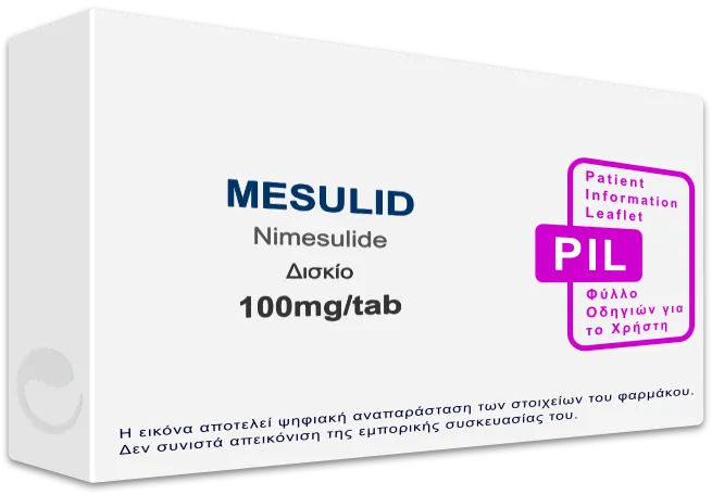 SPC MESULID 100mg/tab Tablet