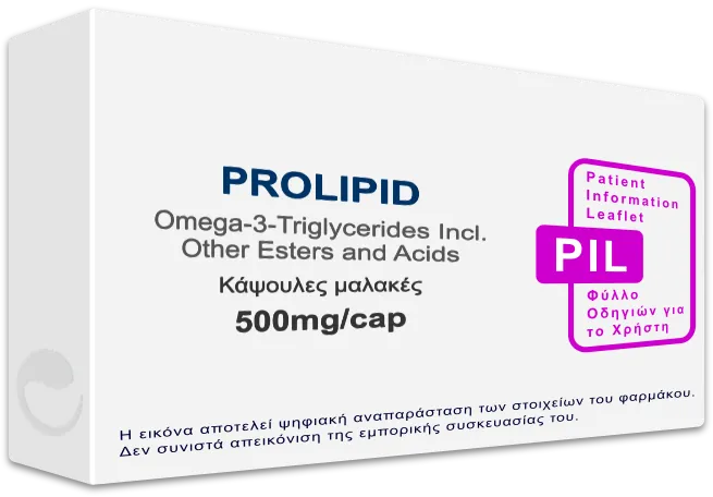Prolipid PROLIPID 500mg/cap, Κάψουλες μαλακές - Τιμή, Φύλλο Οδηγιών Χρήσης ...