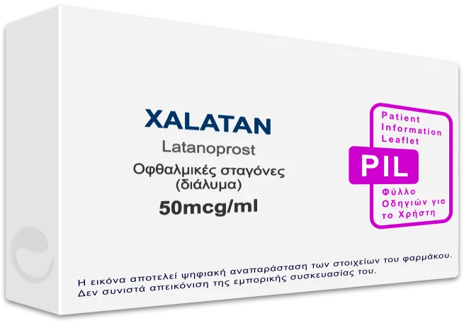 Xalanit XALATAN 50mcg/ml, Οφθαλμικές σταγόνες (διάλυμα) - Τιμή, Φύλλο Οδηγιών ...