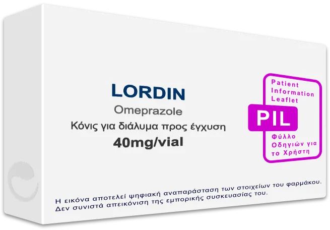 LORDIN 40mg/vial, Κόνις για διάλυμα προς έγχυση - Τιμή, Φύλλο Οδηγιών ...