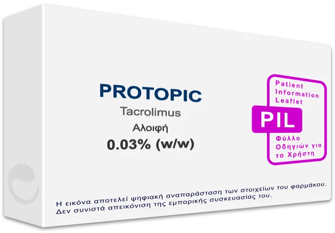 Protopic Tablets PROTOPIC 0.03% (w/w), Αλοιφή - Τιμή, Φύλλο Οδηγιών Χρήσης, Barcode ...