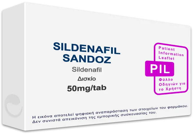 SPC SILDENAFIL SANDOZ 50mg/tab Tablet