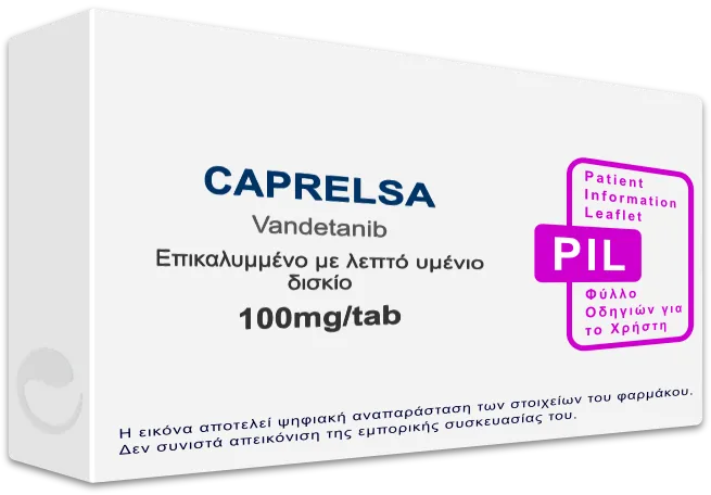 Cap Relspam CAPRELSA 100mg/tab, Επικαλυμμένο με λεπτό υμένιο δισκίο - Τιμή, Φύλλο ...