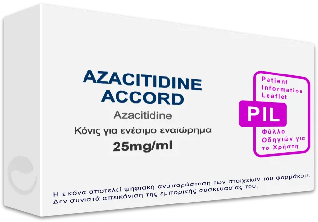 AZACITIDINE ACCORD 25mg/ml, Κόνις για ενέσιμο εναιώρημα - Τιμή, Φύλλο ...