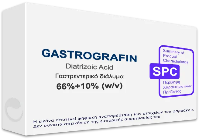 SPC GASTROGRAFIN 66%+10% (w/v) Gastroenteral Solution