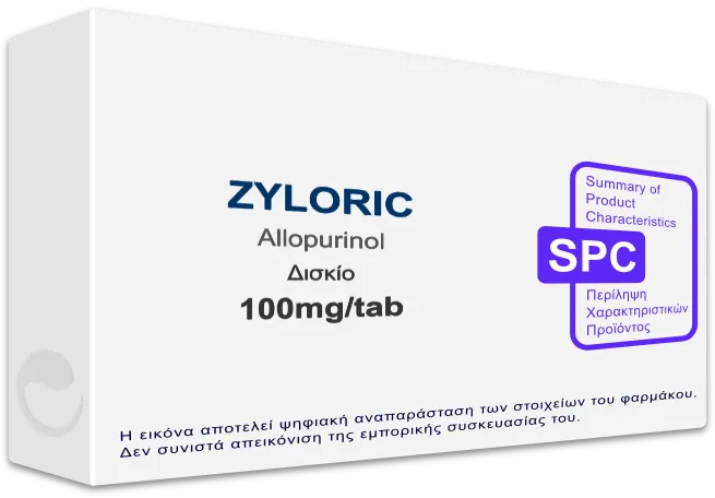 SPC ZYLORIC 100mg/tab Tablet
