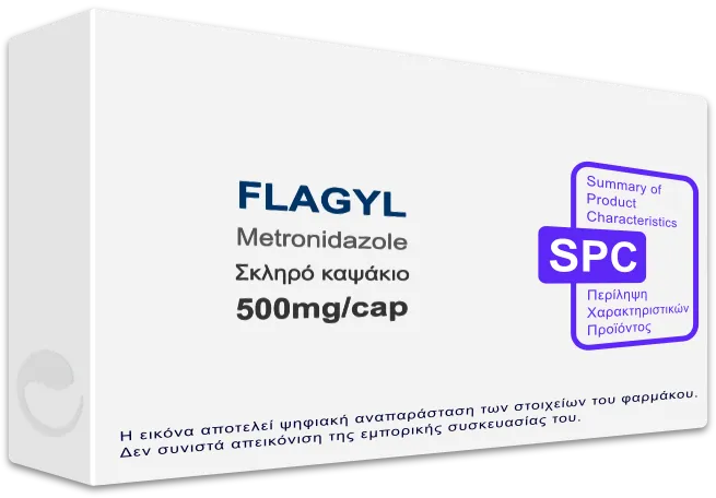 SPC FLAGYL 500mg/cap Capsule Hard