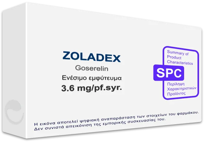 Colodex Spc ZOLADEX 3.6 mg/pf.syr., Ενέσιμο εμφύτευμα - Τιμή, SPC, Barcode ...