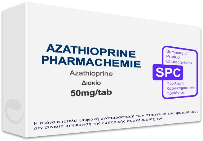 SPC AZATHIOPRINE PHARMACHEMIE 50mg/tab Tablet