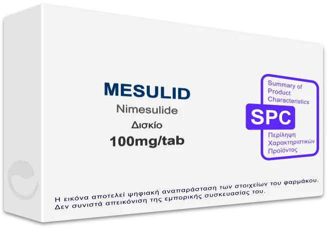 SPC MESULID 100mg/tab Tablet