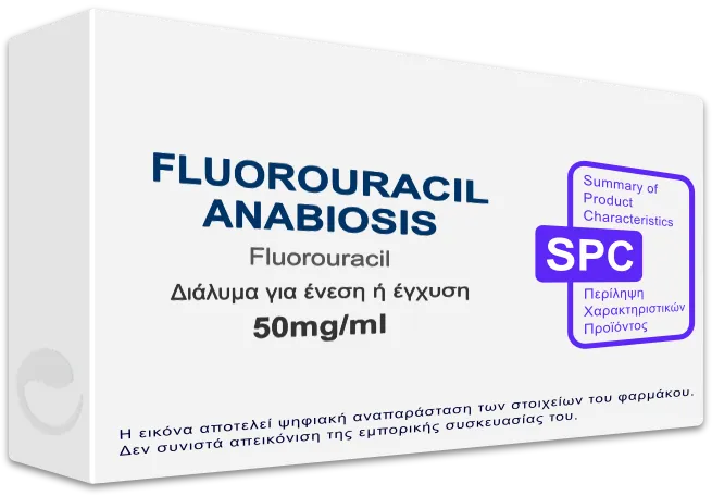 SPC FLUOROURACIL ANABIOSIS 50mg/ml Solution For Injection Or Infusion